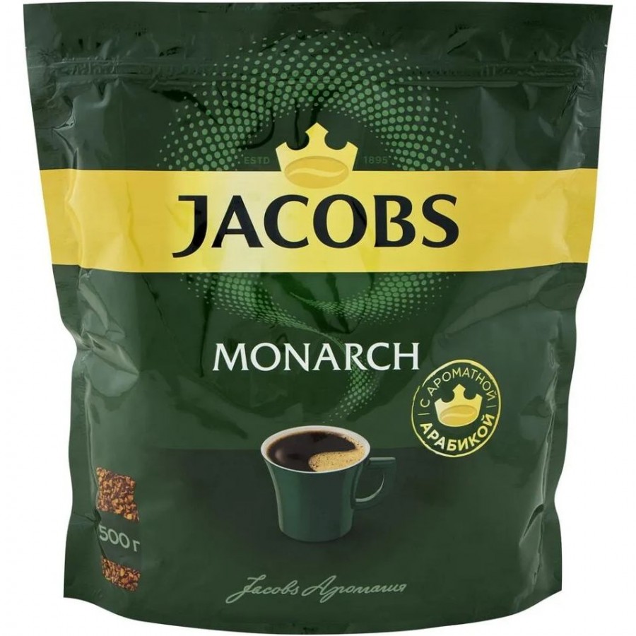  Якобс Монарх 500г пакет (1*6)